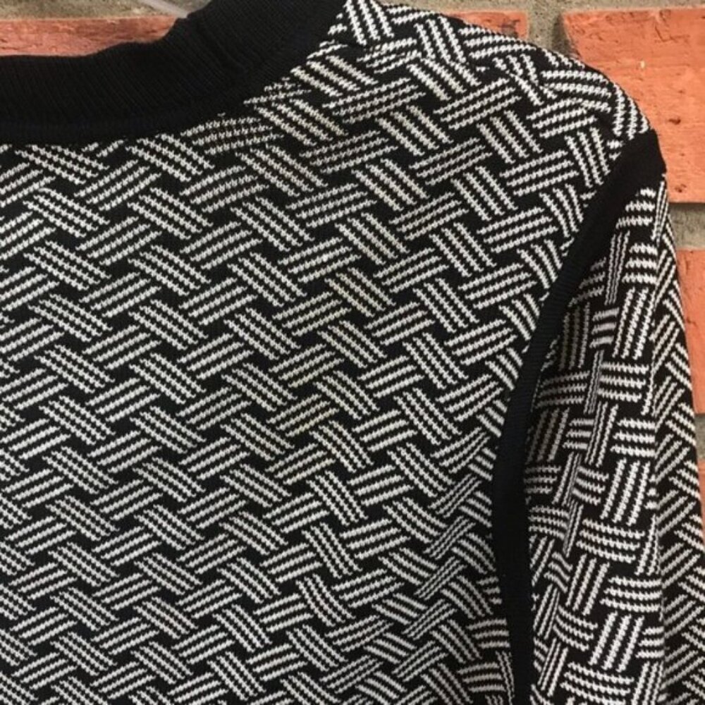 Dana Bachman Vintage Silk Knit Cardigan Sweater Jacket Pockets Buttons Preppy M - Picture 8 of 16